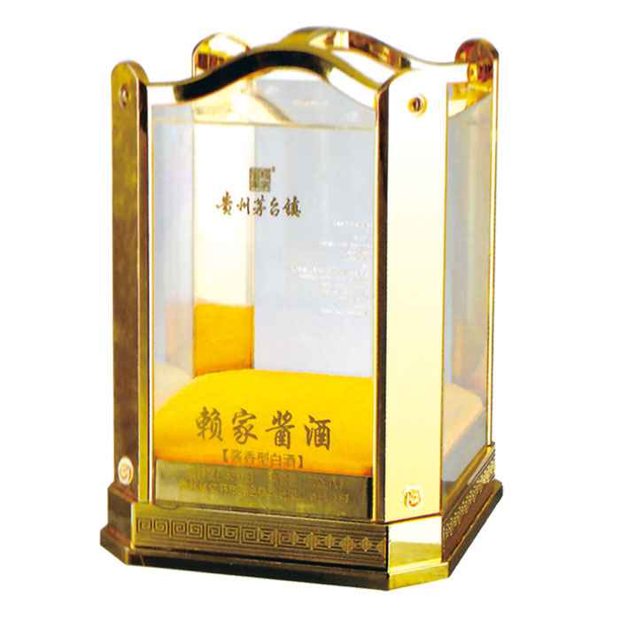 手提(ti)高檔(dang)正方(fang)透明(ming)盒(金(jin)色…